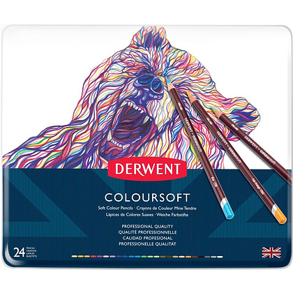 Набор цветных карандашей "Coloursoft", 24 цвета - 2