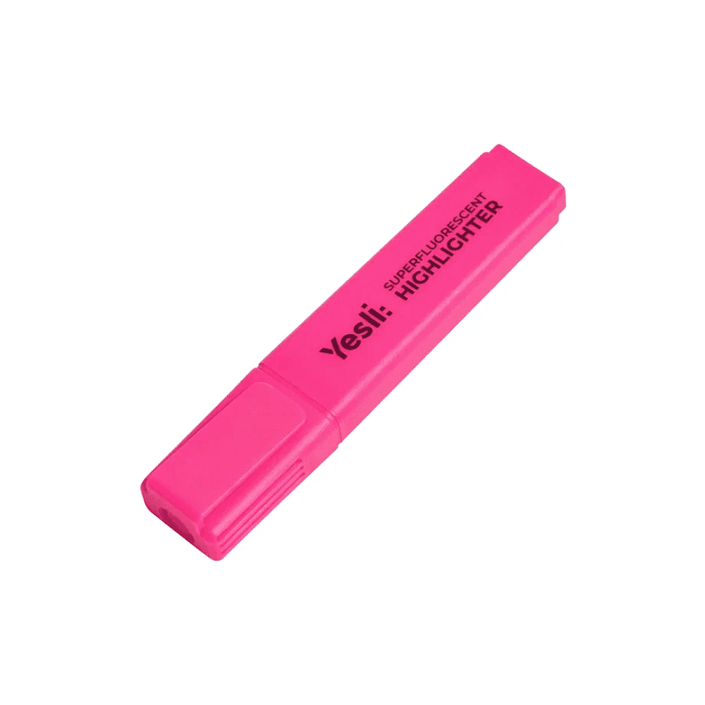 Маркер текстовый "Yesli:", розовый
