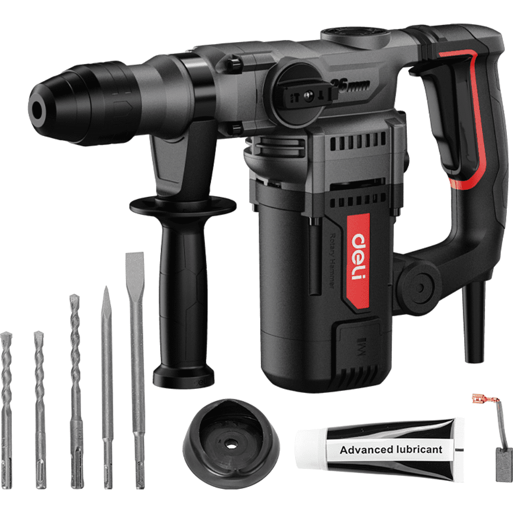 Перфоратор Deli RS EDE-DC26-3E 1100 Вт, 5 Дж, 3 режима, кейс