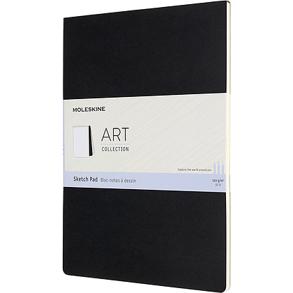Блокнот для рисования "Art Soft Sketch Pad", А4, 24 листа, нелинованный, черный