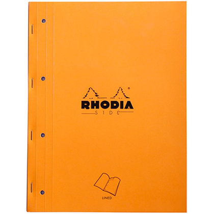 Сменный блок для тетради на кольцах "Rhodia", А4+, 80 листов, линейка, оранжевый