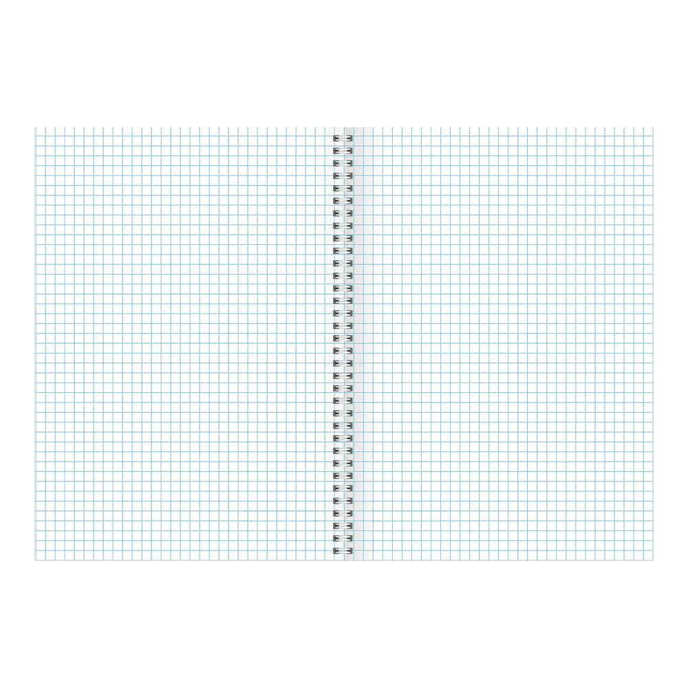 Тетрадь "New day. Дизайн 2", А4, 96 листов, клетка, спираль сбоку, белый, черный - 2
