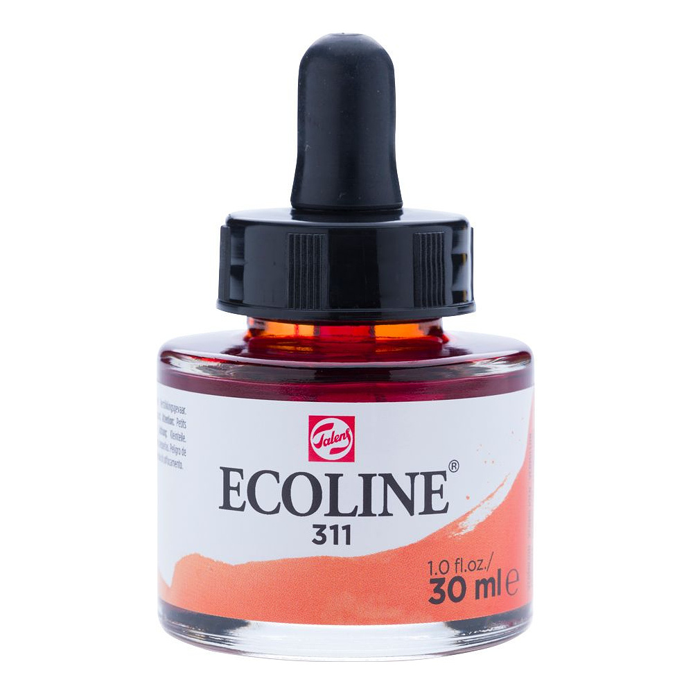 Жидкая акварель "ECOLINE", 311 киноварь, 30 мл