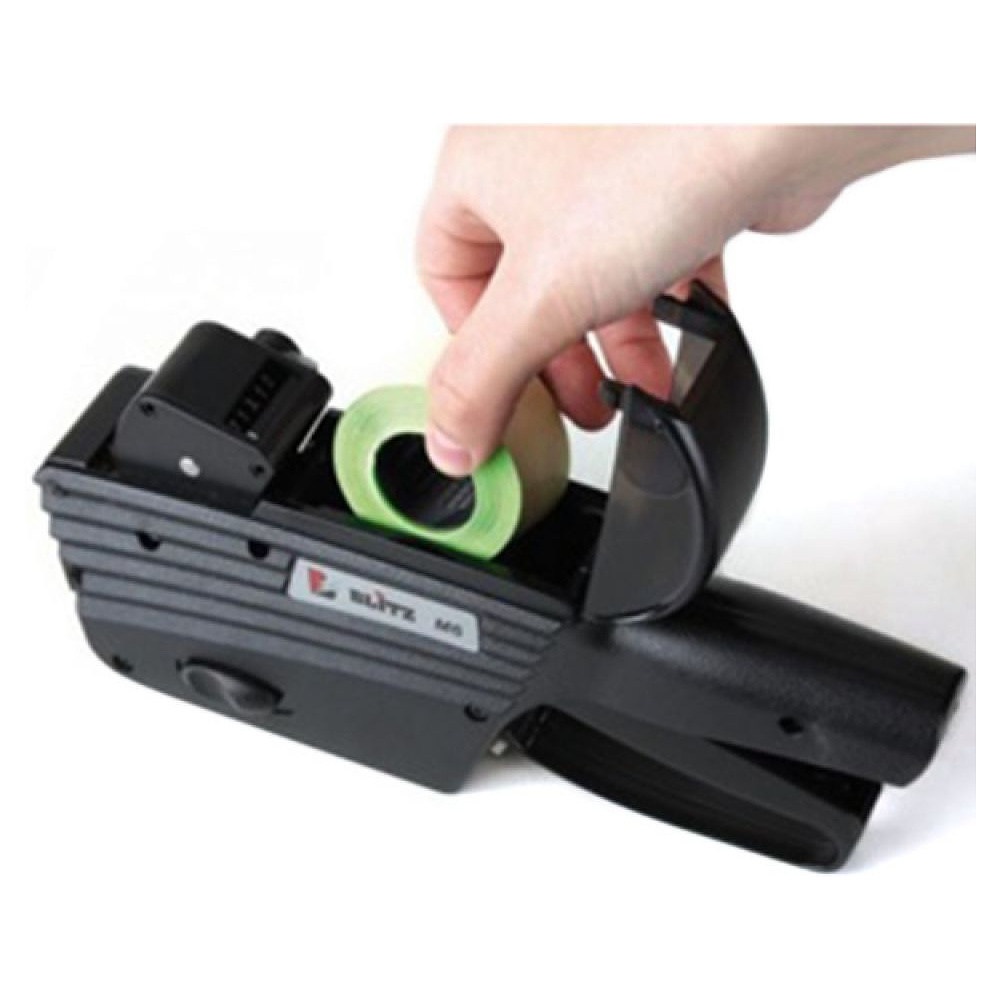 Этикет-пистолет однострочный "Blitz Maxi 6", 26x16 мм, черный - 2