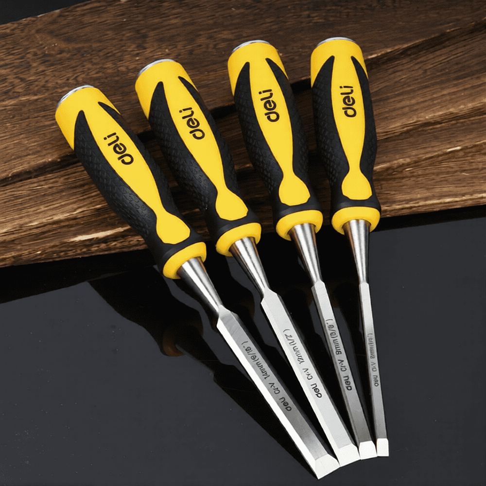 Стамеска Deli DL6212-E1, 12 мм, желтый - 5