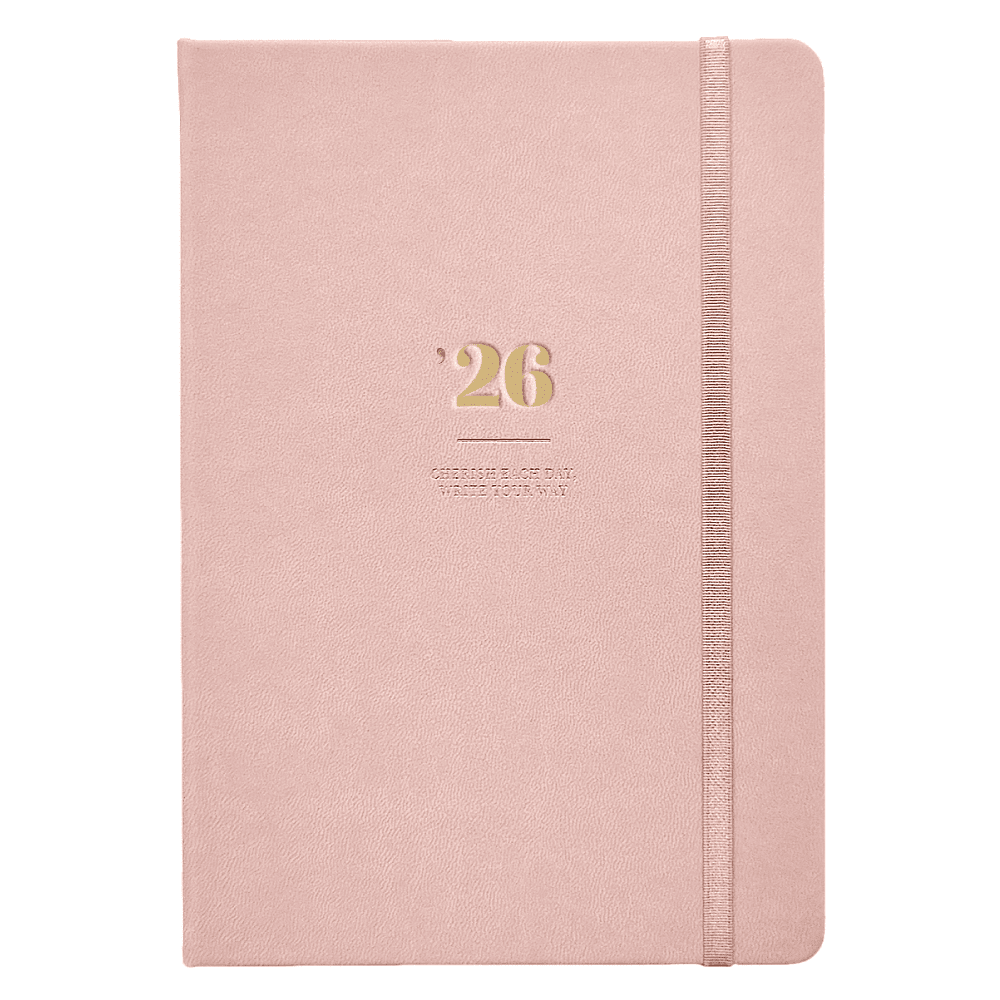 Ежедневник датированный "Pastel", А5, 352 страницы, розовый, 2026