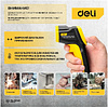 Термометр инфракрасный Deli YS EDL333380, -30-380℃, LCD дисплей, желтый, черный - 6