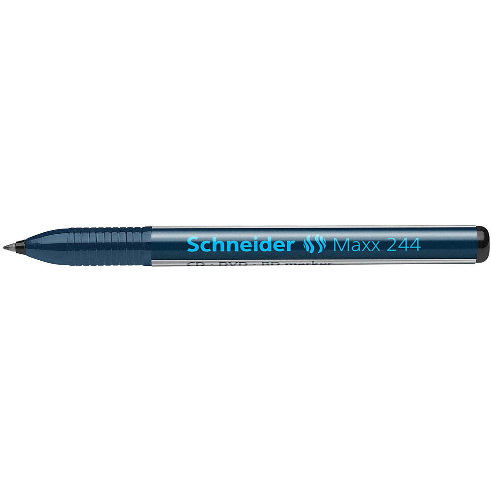 Маркер перманентный "Schneider Maxx 244", черный    - 5
