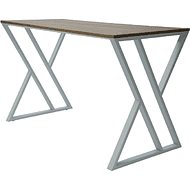 Стол письменный ALLERD GEON, белый муар, Дуб Нокс