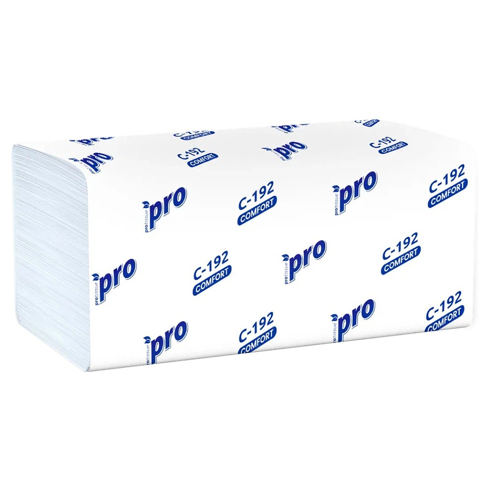 Полотенца бумажные  PROtissue V - сложение 250 листов, 1 слой, 100% целлюлоза - 2