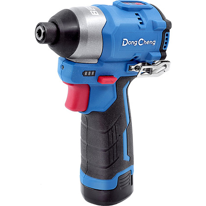 Аккумуляторный шуруповерт DongCheng DCPL04-8 (TYPE EK), 12 В, 140 Нм, 2 АКБ, 2 Ач, З/У 3 А - 3