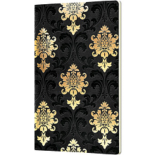 Блокнот "Art Deco Gold", 32 листа, линованный, черный, золотой