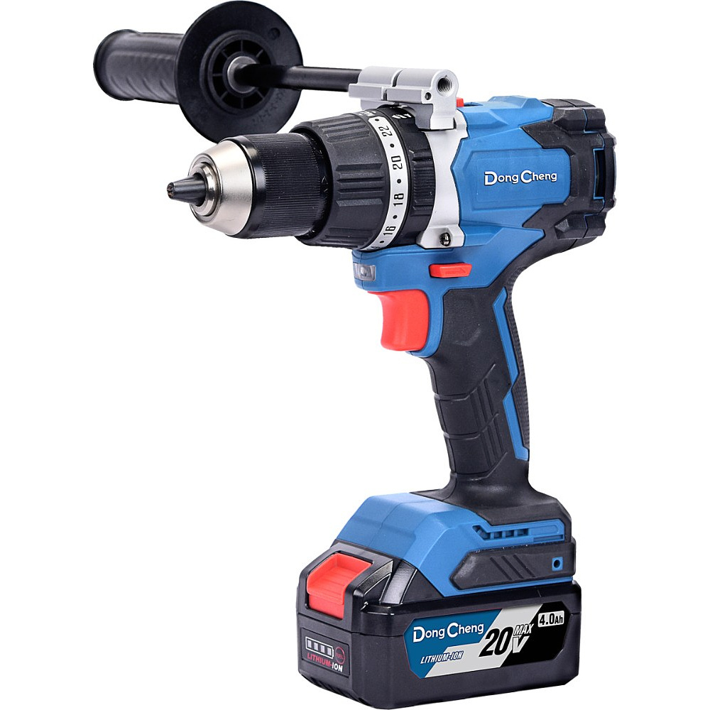 Аккумуляторная дрель-шуруповерт DongCheng DCJZ03-13 (TYPE FK), 20 В, 120 Нм, 2 АКБ, 5 Ач, З/У 4 А - 2