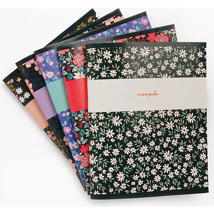 Тетрадь "Цветочный сад", А5, 96 листов, клетка, ассорти - 2