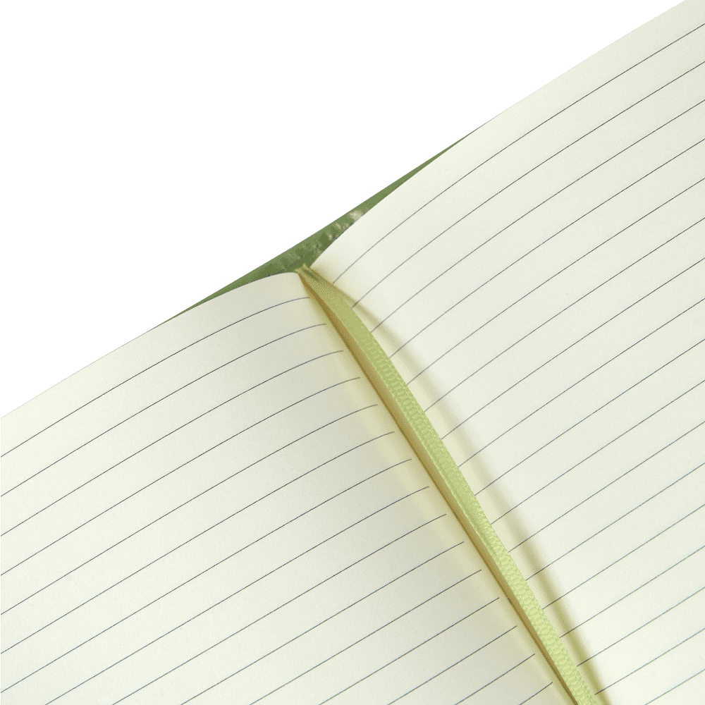 Блокнот "3223-10", А5, 80 листов, линейка, зеленый, -50% - 5