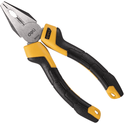 Плоскогубцы Deli YS EDL2006Z, 160 мм, 2-х компонентные рукоятки
