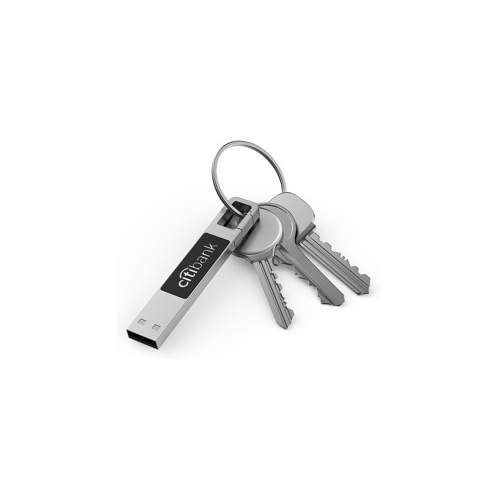 USB Flash накопитель 2.0 16 Gb ZC-010, металл, белый