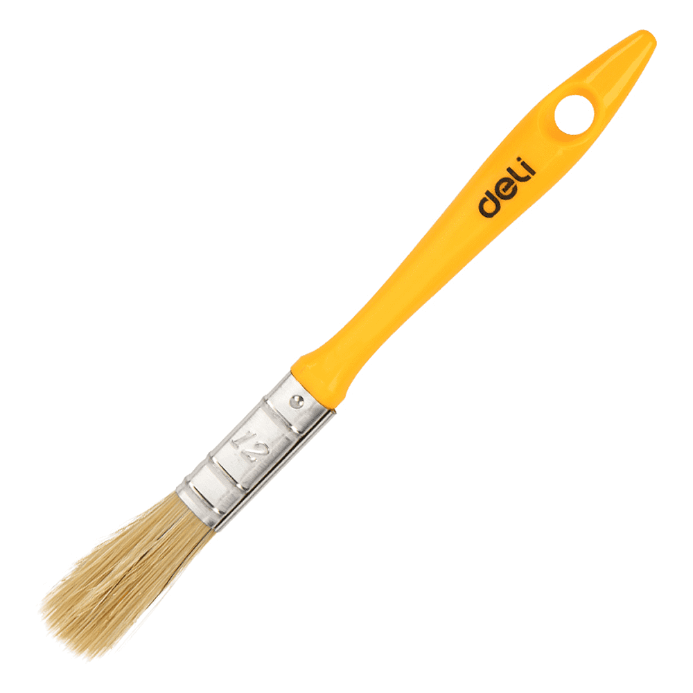 Кисть малярная Deli YS EDL509131, плоская, 12 мм, смешанная щетина