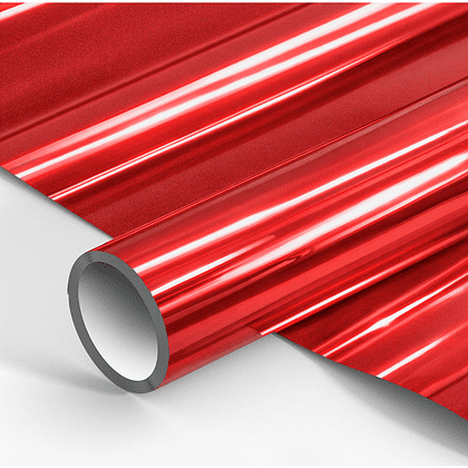 Бумага декоративная в рулоне "Металлик. Красный", 1х0.7 м, золотистый