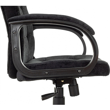 Кресло для руководителя Бюрократ "CH 002 Fabric", ткань, пластик, черный - 7