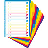 Разделитель на 12 делений, A4, ассорти - 2