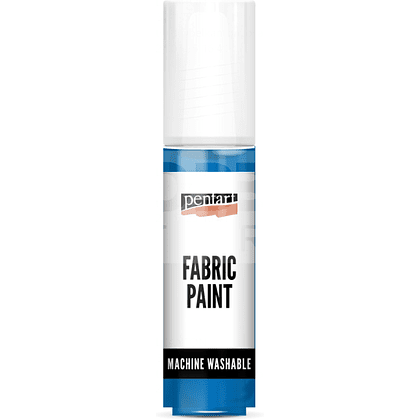 Краски для текстиля "Pentart Fabric paint", синий, банка