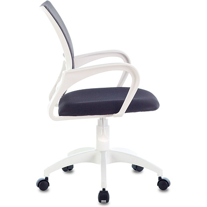 Кресло Бюрократ "CH-W695NLT", ткань, пластик, белый, темно-серый - 3