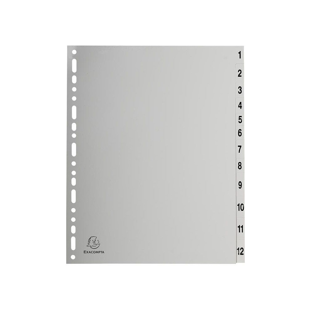 Разделитель "Exacompta", A4, серый