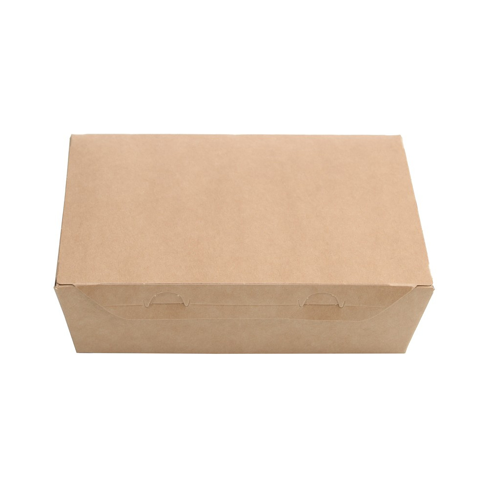 Контейнер бумажный без окна, 1000 мл, 250 шт/упак, крафт - 2