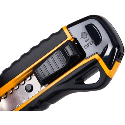 Нож строительный Miles "FA1806G/Y", 18 мм, усиленный - 6