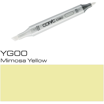 Маркер перманентый "Copic ciao" YG-00, желтая мимоза