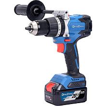 Аккумуляторная дрель-шуруповерт DongCheng DCJZ03-13 (TYPE FK), 20 В, 120 Нм, 2 АКБ, 5 Ач, З/У 4 А