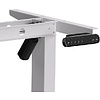 Стол с электроприводом WellDesk Basic 1300x675х18 белый/дуб санта-фе винтаж (9191460+9178196) - 3