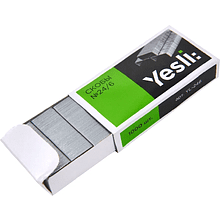Скоба "Yesli:", 24/6, 1000 шт, металлик