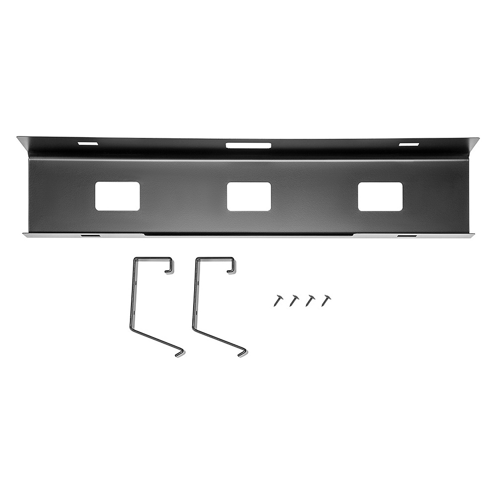 Кабель-канал горизонтальный LUMI "CC11-4B", черный - 3