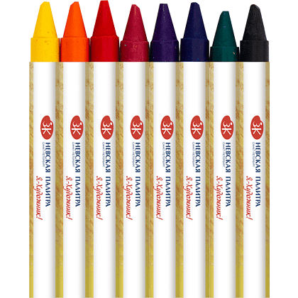 Мелки восковые "Я-Художник!", 8 шт  - 2