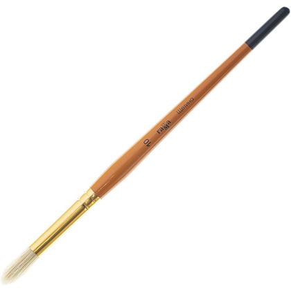 Кисть для рисования "№10" щетина, круглая