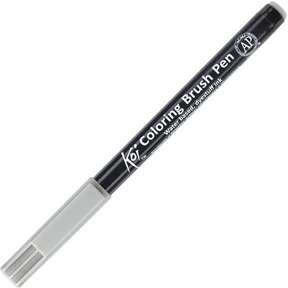 Маркер акварельный "Koi Color Brush", холодный серый