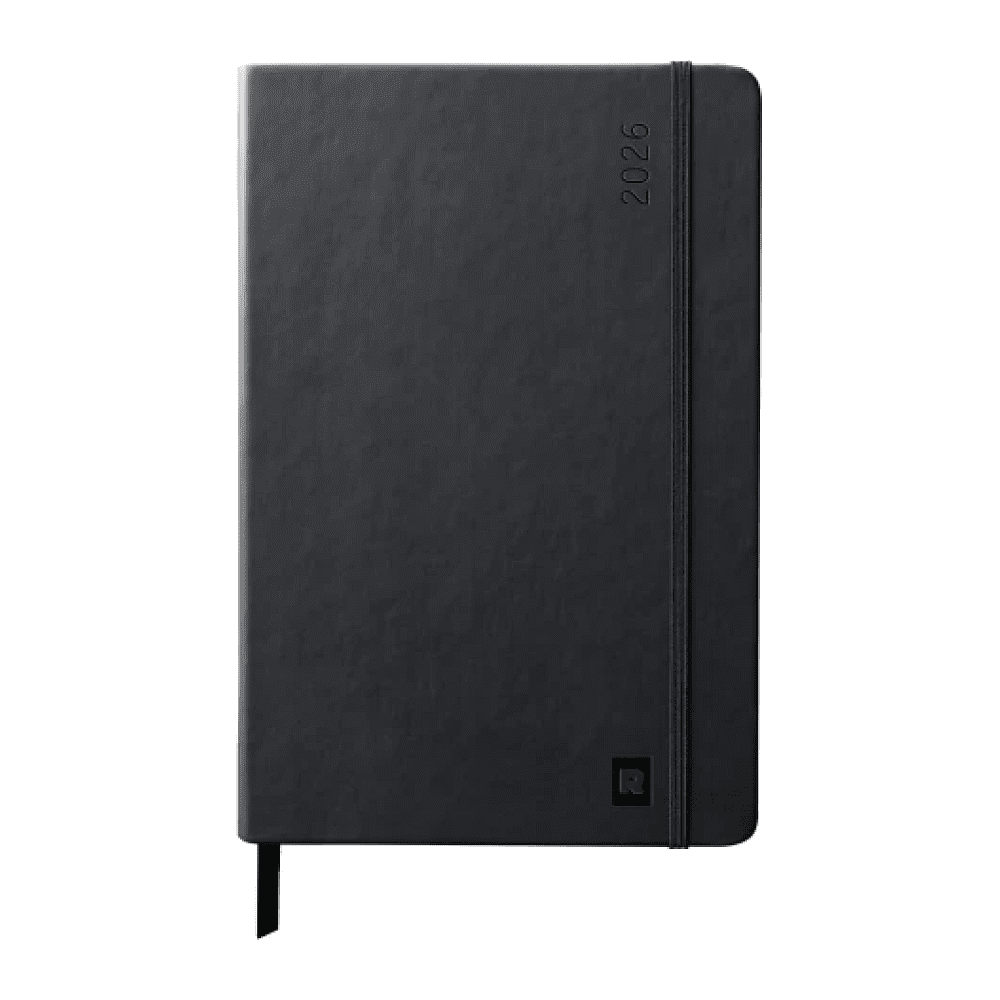 Еженедельник датированный "Rhodia", 80 листов, черный, 2026