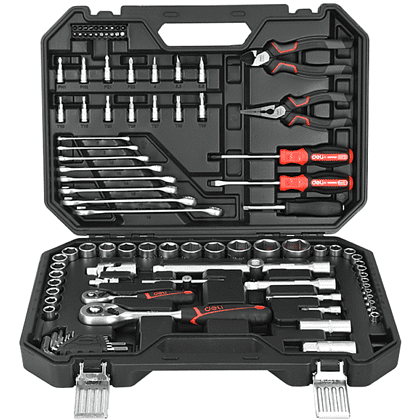 Набор инструмента Deli RS EDQ45100, 1/4", 1/2", 100 шт.