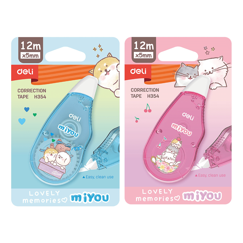 Корректор роллер "Miyou", лента, 12x5 мм/м