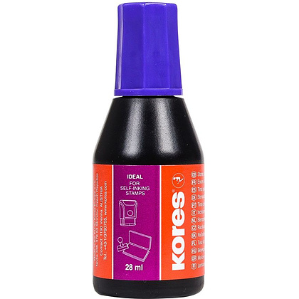 Краска штемпельная, 28 мл, фиолетовый