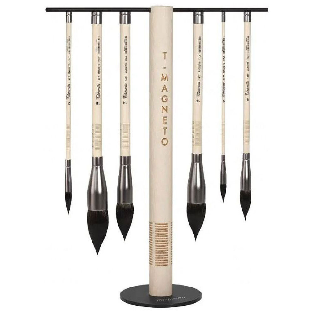 Кисть для рисования "Tintoretto Magneto", имитация белки, круглая, №4 - 2