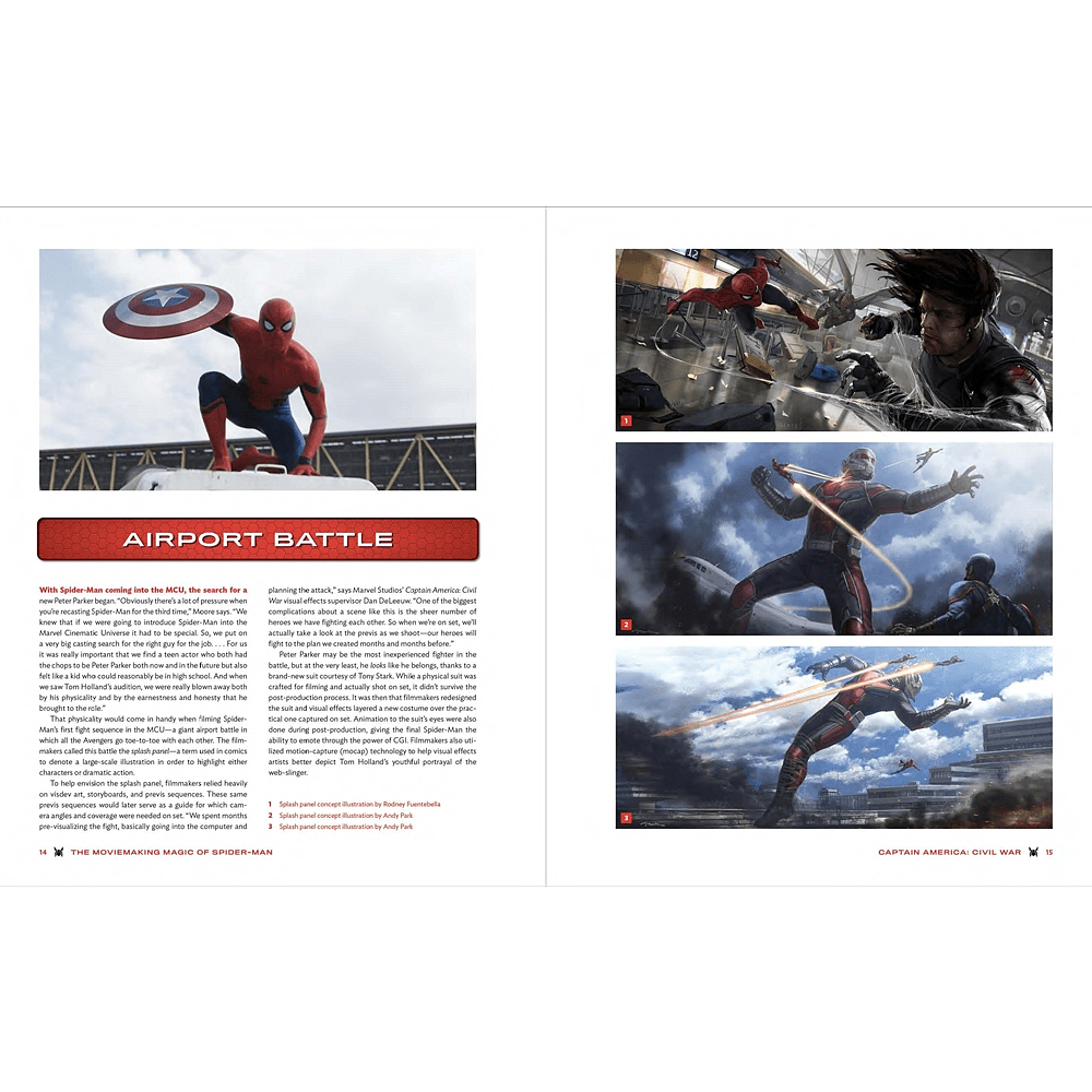 Книга на английском языке "Moviemaking Magic of Marvel Studios: Spider-Man", Roussos E. - 4