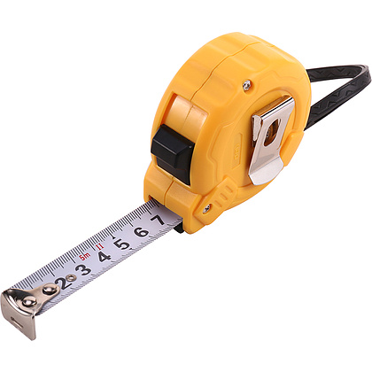Рулетка Deli "9005B", 5 м, желтый - 3