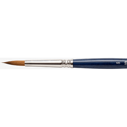 Кисть "Escoda Chronos", микс, круглая, на короткой ручке, № 8 - 2