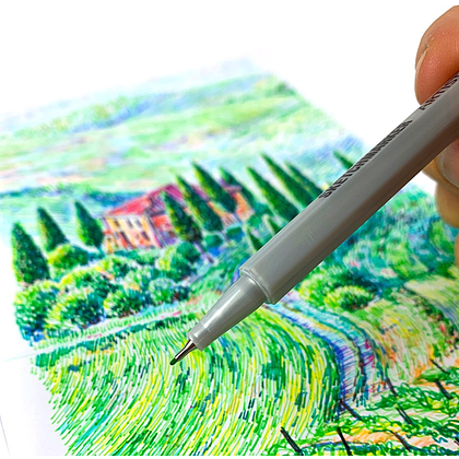 Ручка капиллярная "Sketchmarker", 0.4 мм, манго - 6