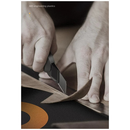 Набор ножей строительных Deli HS EHT4003, 3 шт (ножи 9мм/18мм/трапеция), Soft Touch, черный - 21