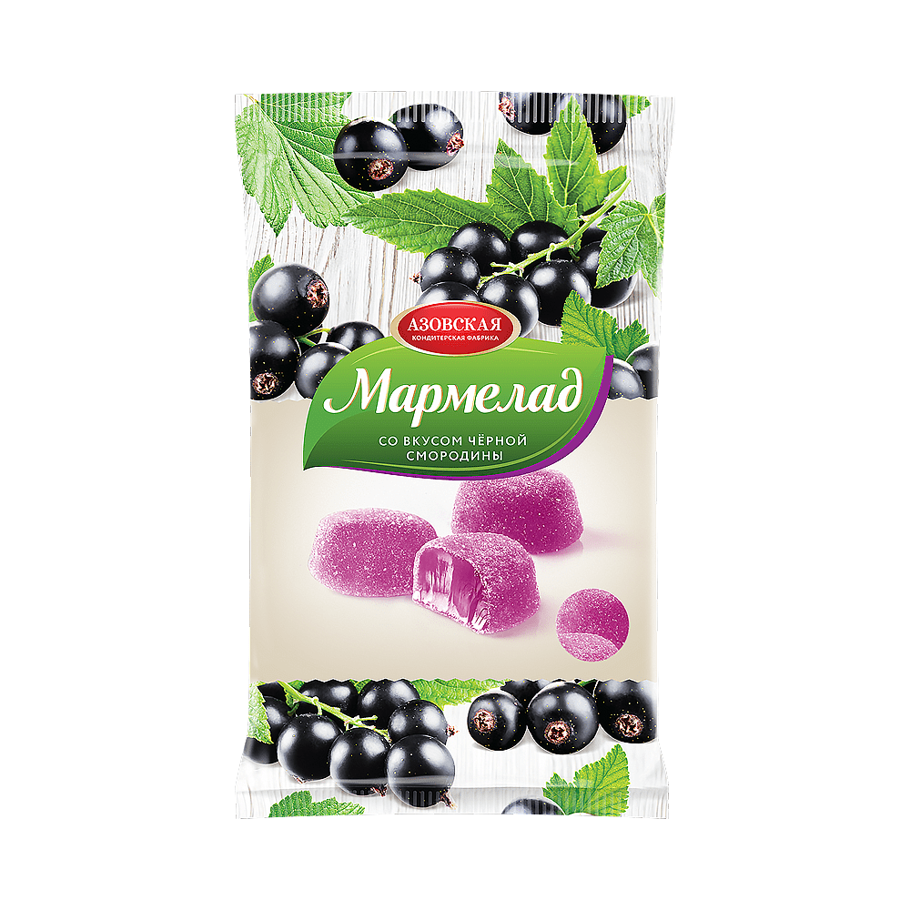 Мармелад желейный "Черная смородина", 300 г