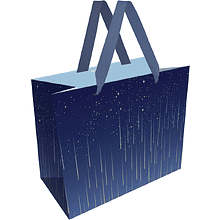 Пакет подарочный "Star rain", 32х26х12 см, ламинированный